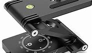 Z Flex Tilt Tripod Head - Flexible Angle Pan & Tilt Head/Universal Multiway Camera Tripod Connecting to Monopod Slider Rail Stabilizer Gimbal|Compact Folding Z Bracket Mount Fits Most DSLR Camera