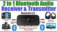 HIFI Wireless Receiver and Transmitter I Bluetooth 4.1 Transmitter and Receiver Setup