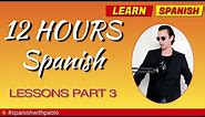 12 hours of Castilian Spanish Language lessons / tutorials.Learn Spanish with Pablo.