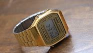 Casio A168WG-9 Retro Gold Watch Review