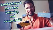Lenskart buy one get one free eye glasses unboxing and complete review. Free home eye checkup 2024 😍