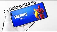 Samsung Galaxy S10 "5G Edition" Phone Unboxing - Big Fortnite Problem!