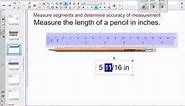 1-2 Example 2: measure segments in inches
