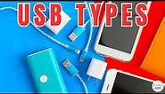 USB Types: Various Types of USB Cables (A, B and C) and Their Differences