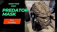 Make Your Own Predator Mask! Full Tutorial!