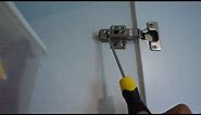 how to adjust cabinet door hinges DIY