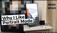 Pro tip: Vertical monitor in Portrait mode is the best | VLOG by Nick Gray