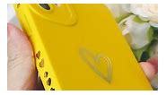 Liquid Silicone Yellow Phone Case for iPhone 11