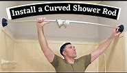 How to Install a Zenna Curved Shower Rod || Permanent Install