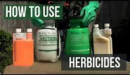 How to Use Herbicides