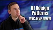 Exploring UI Design Patterns: MVC, MVP, and MVVM