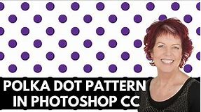 Photoshop Editable Polka Dot Pattern - Create Better Patterns Using Smart Objects
