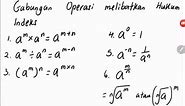Bab 1 Matematik Tingkatan 3 (kssm): Penyelesaian masalah melibatkan hukum indeks.