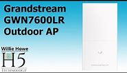Grandstream GWN7600LR Outdoor Access Point Setup