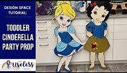 DIY Cinderella Disney Princess 48 inches for Cricut Design Space Off the Mat- Larger Than Mat