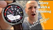 Samsung Galaxy Watch 4 Classic Silver Unboxing Review of my 46mm brand new galaxy smartwatch