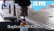 EasyRoute ATC CNC Router with 16 Tools Automatic Tool Changer, 9kW Spindle for Fast Wood Cutting
