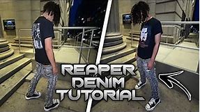 How To Make Reaper Denim | Distressed Jeans DIY!