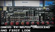 Onkyo TX-NR709 AV Receiver Unboxing & First Look | IMNC
