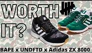 ARE THEY WORTH? | BAPE x UNDEFEATED x ADIDAS ZX 800 REVIEW| Martin Says