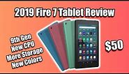 2019 Amazon Fire 7 Tablet Review - 9th Gen New CPU More Storage New Colors