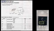 Transistor's Datasheet Tutorial