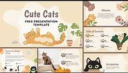 Cute Cats PPT Presentation Template