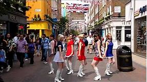 Sixties go - go dancers Carnaby street London