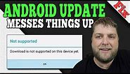Android TV Update Messes Things Up - How To Fix Downloads Not Supported
