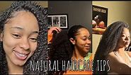 Natural Haircare Tips | 3C/4A Hair