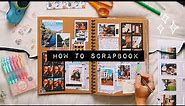 DIY HOW TO SCRAPBOOK ideas & inspiration