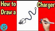 How to Draw a Phone Charger | Phone Charger Drawing Easy