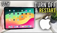 How To Turn Off & Restart iPad 10th Generation - Full Guide