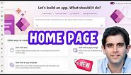 Introducing the New Power Apps Home Page | Modern Maker Portal