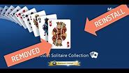 How do I reinstall Microsoft Solitaire Collection