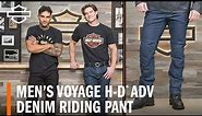 Harley-Davidson Men's Voyage Adventure Denim Riding Pant Overview