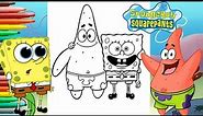 Coloring SpongeBob and Patrick | Fun and Easy Coloring Tutorial