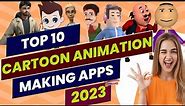 top 10 cartoon animation making app 2023 | best 10 cartoon animation apps for android