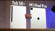 Galaxy Tab S8+ vs M1 iPad Pro - Ultimate Comparison!