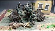 1:35 WW2 diorama : German 88mm Gun Flak