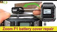 Zoom F1 Field recorder battery door repair