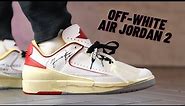 Air Jordan 2 Low x Off-White™White and Varsity Red Review + On Feet