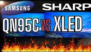 Sharp Xled vs Samsung Qn95c MiniLED Rumble!