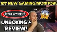 MY NEW GAMING MONITOR! THE ACER XZ272 27" REVIEW + GAMEPLAY ON IT! THE BEST GAMING PC MONITOR?!