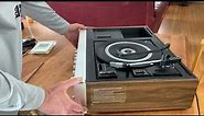 Sears solid state stereo system with BSR turntable, cassette, and 8-track player repair and restore.
