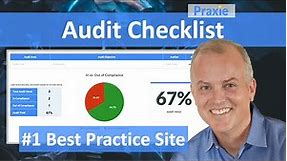 What is an Audit Checklist and how can the template and process be used for manufacturing projects?