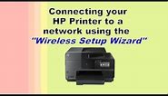Connecting printer to a network using "Wireless Setup Wizard"