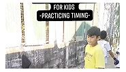 Basic Karate Technique For Kids Practicing Timing Timing is crucial in karate as it teaches discipline, control, and focus. Practicing timing help kids improve reactions skills and coordination. If you like this video you can share it with your friends and family. Thank you and Godbless #karatekids #TimingIsKey #martialarts | Richard V Saballe