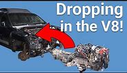 How to VK Swap An Xterra (Installing The Engine - Episode 10)