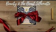 Beauty & the Beast Silhouette Wedding Invitation